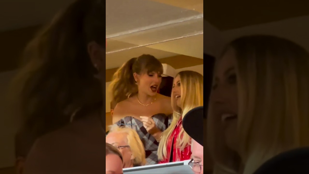 Taylor Swift bragging about Kam on the chiefs game and taking a picture with Travis Kelce...