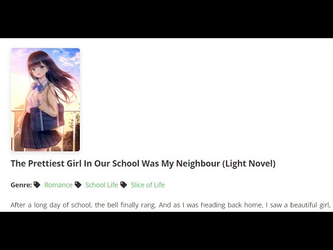 So My "Light Novel" Got Copied By This Site...