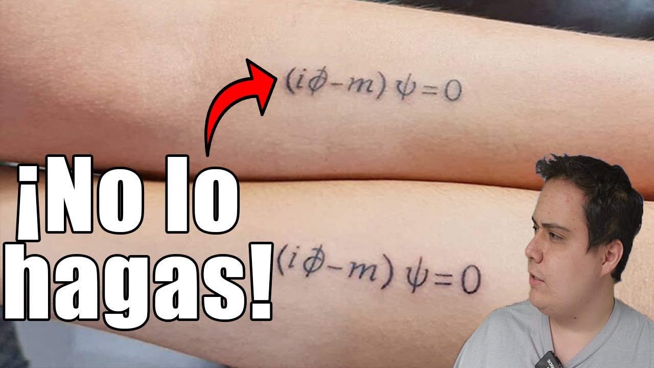 Es esta la ecuación del amor? Te la deberías tatuar?