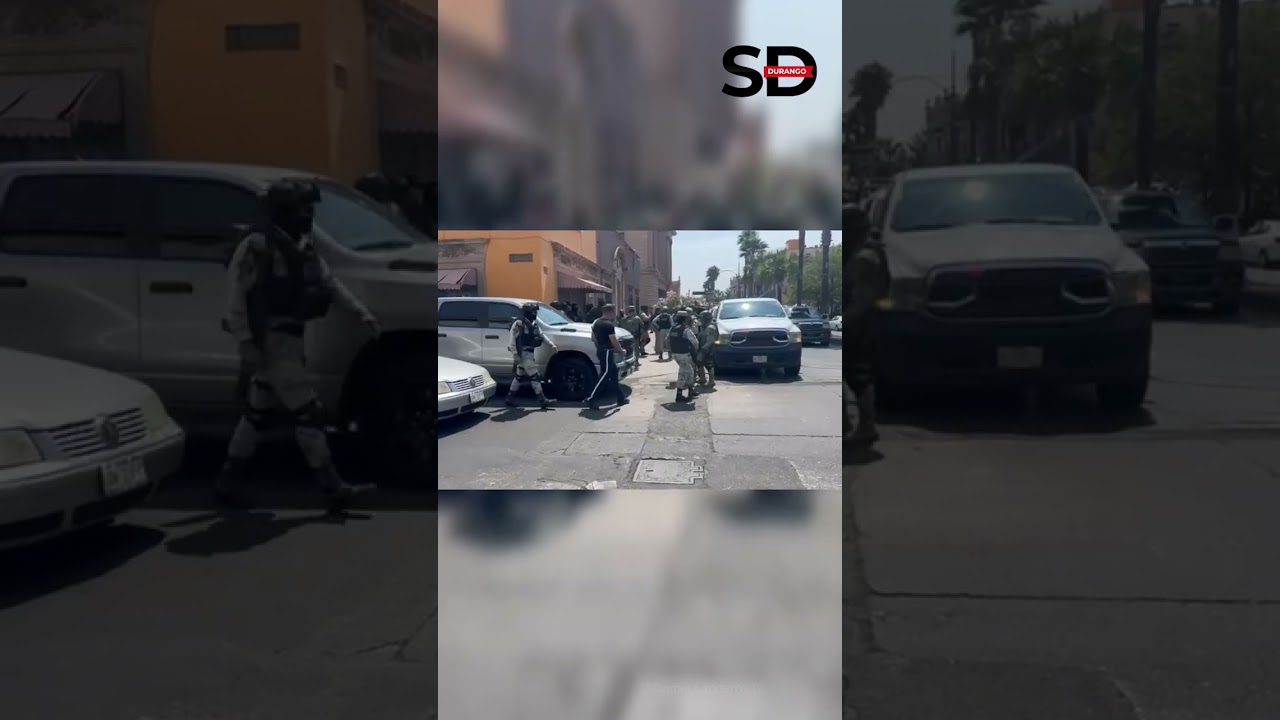 Fuerzas federales y locales revisan camioneta 'sospechosa' en avenida 20 de Noviembre