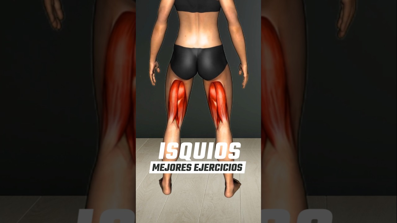 Mejores ejercicios para isquiotibiales en casa. 🦵