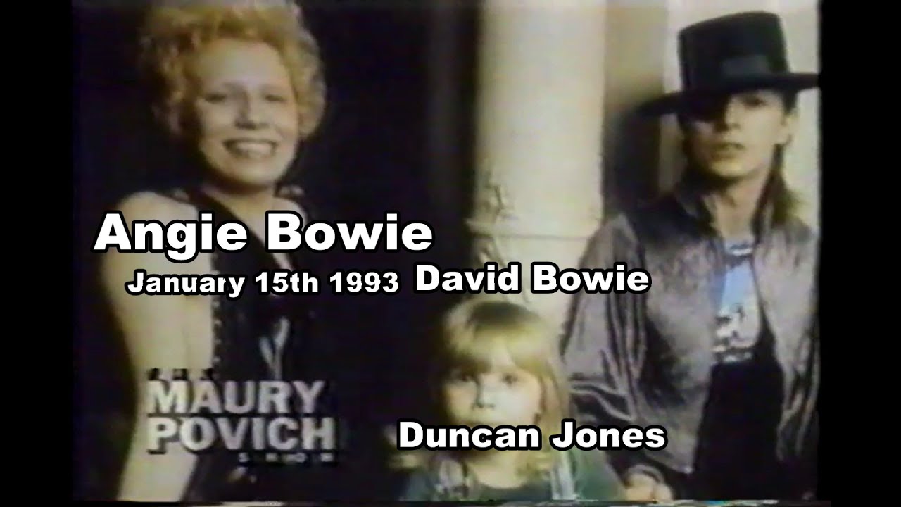 Angie Bowie interview on David Bowie - Maury Povich Show 1/15/93 Duncan Jones