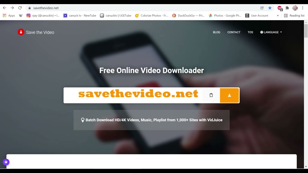 FREE VIDEO AND AUDIO DOWNLOADER SAVETHEVIDEO