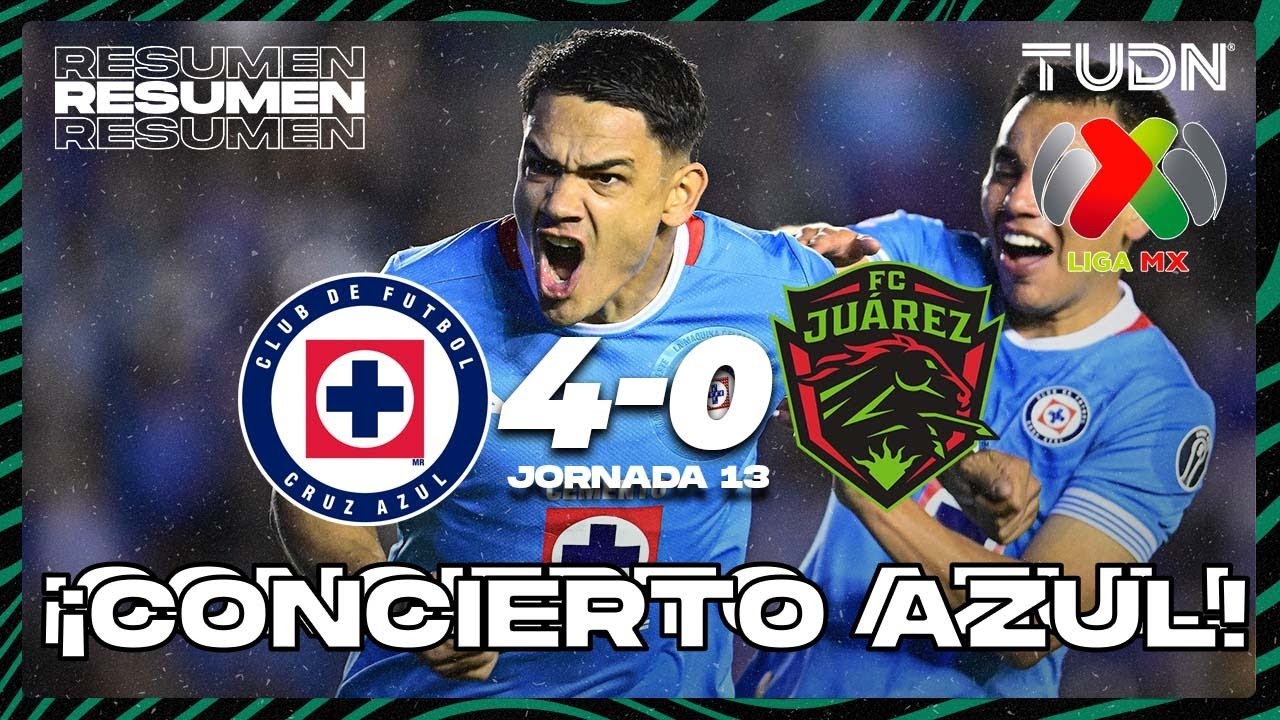 HIGHLIGHTS | Cruz Azul 4-0 FC Juárez | Liga Mx -AP2024 - J13 | TUDN