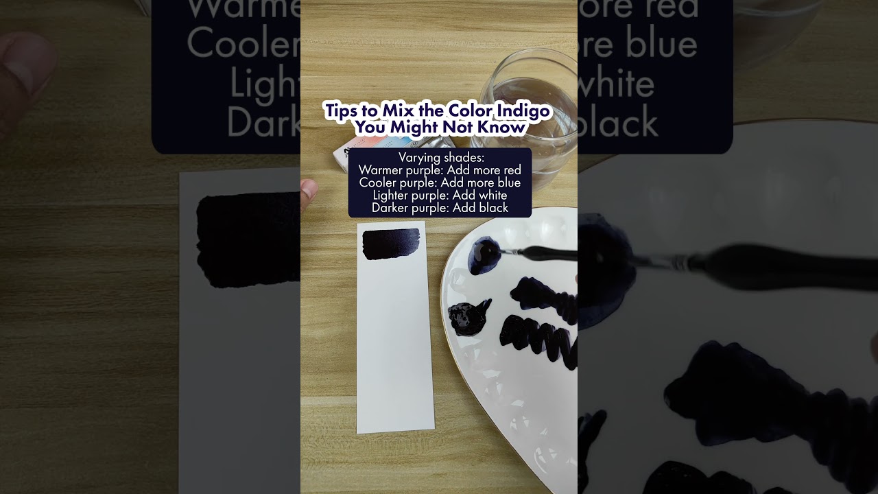 Color Mixing: How to Mix the Color Indigo