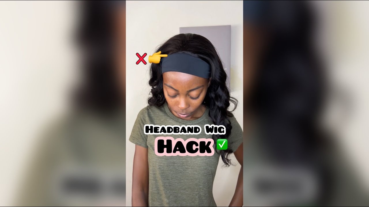 The ultimate headband wig hack for a natural look!!!