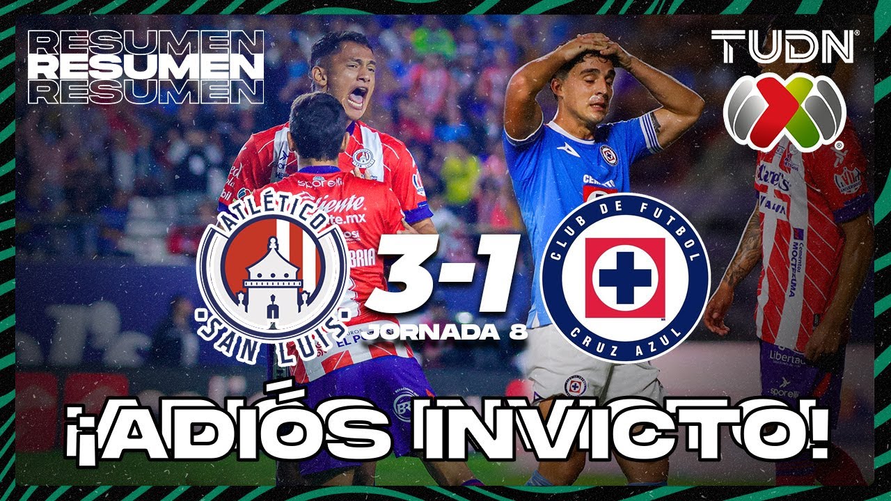 HIGHLIGHTS - Atl San Luis 3-1 Cruz Azul | Liga Mx -AP2024 - J8 | TUDN