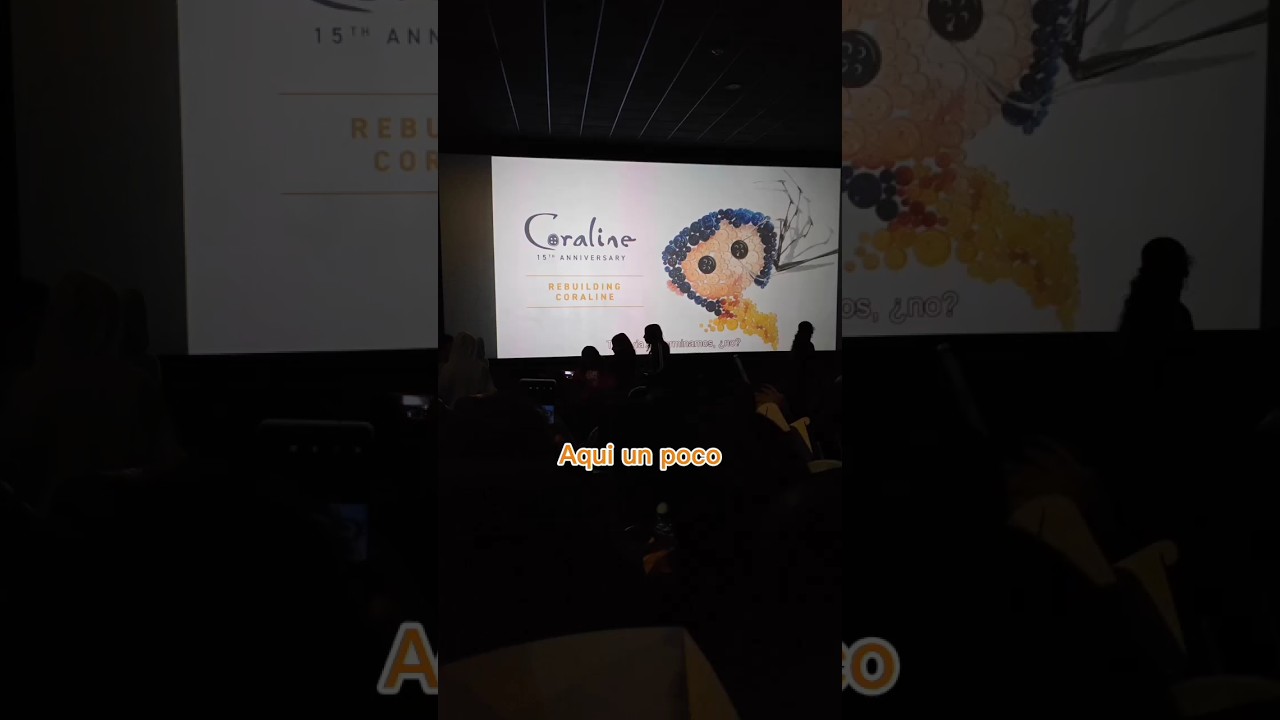 Aquí un poco del clip al final de la película de Coraline, hermoso #coraline #laika #cinepolis #cine