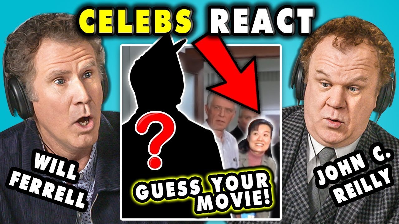Celebs React To Guess That Movie Challenge (Ft. Will Ferrell And John C. Reilly)