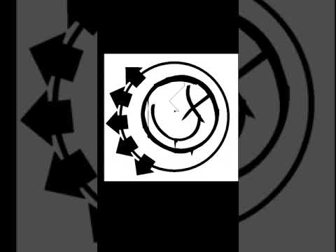 Blink-182 Logo drawing 😯 #shorts #blink182 #kaionthecode