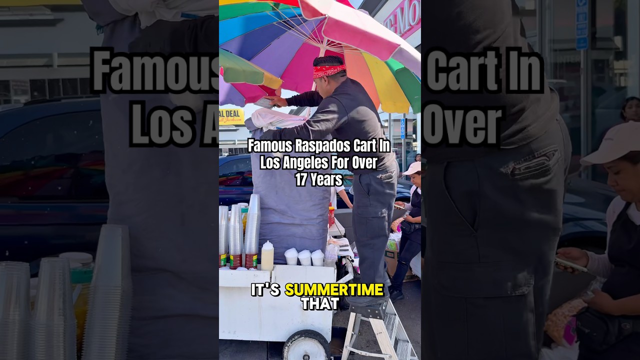 Some Of LA’s Best Raspados Come From A Cart In East Hollywood #losangeles #california #food #dessert