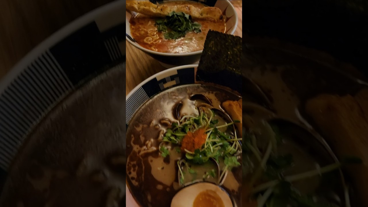 everything i ate at tonchin brooklyn in nyc🍜...#food ##foodtravel #nyc #tonchin #ramen #pizzaramen