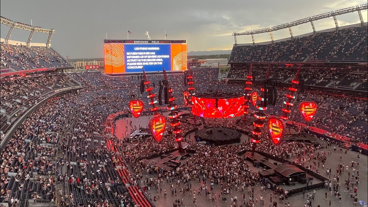 Ed Sheeran - Bad Habits live in Denver, Colorado, USA at the Empowerment Stadium