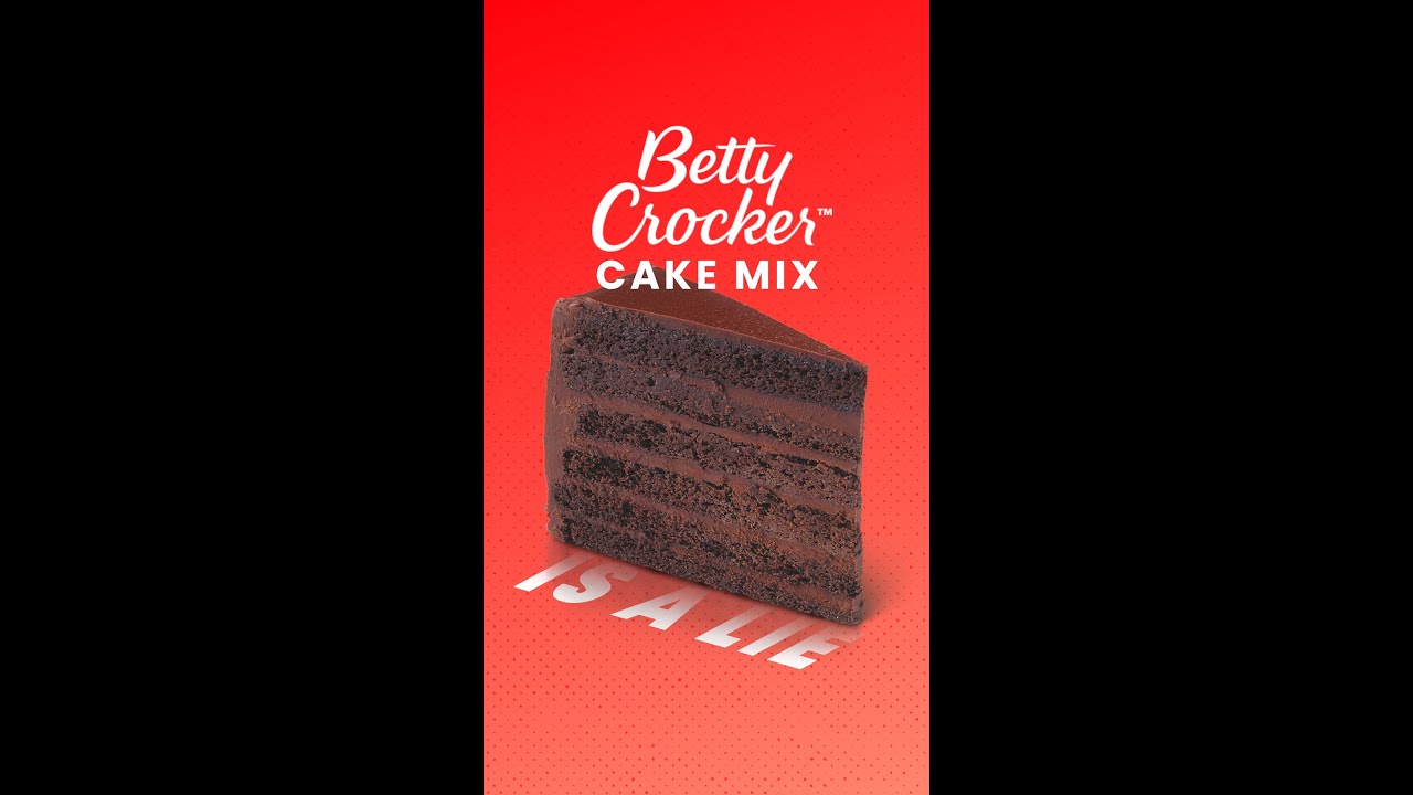 Betty Crocker cake mix is a lie