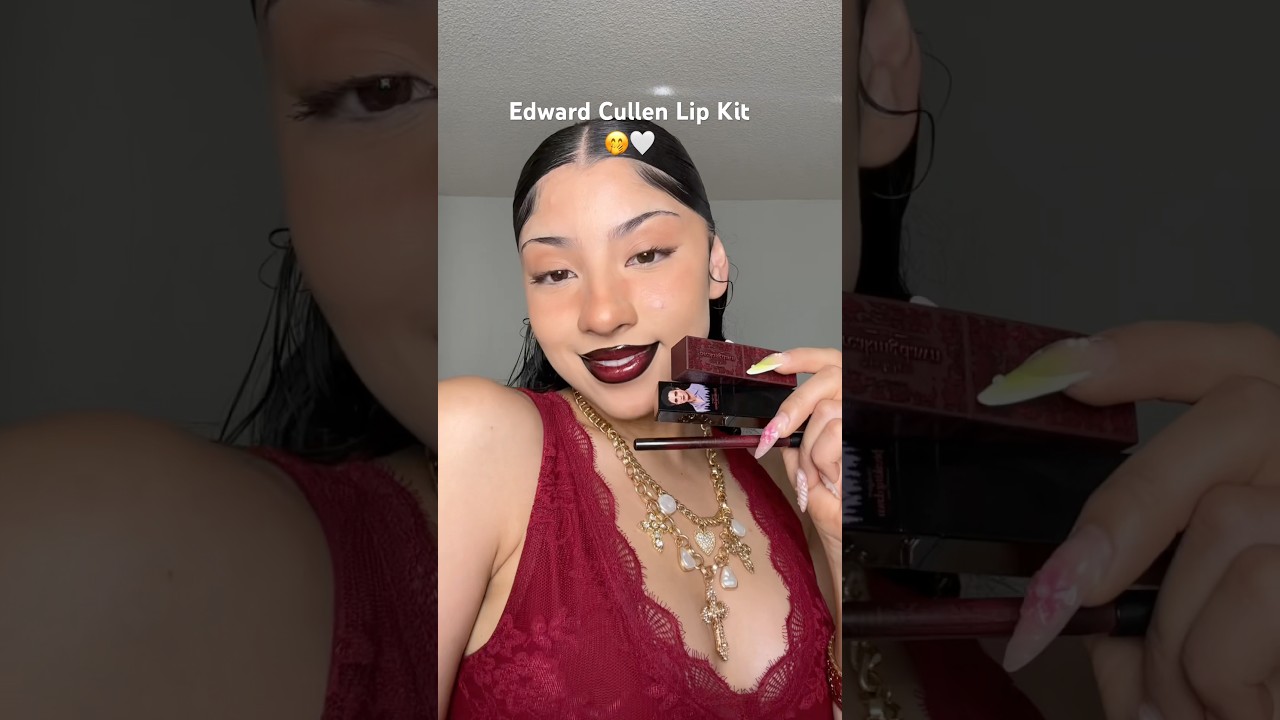 Edward Cullen Lip Kit from Glamlite🖤🩸