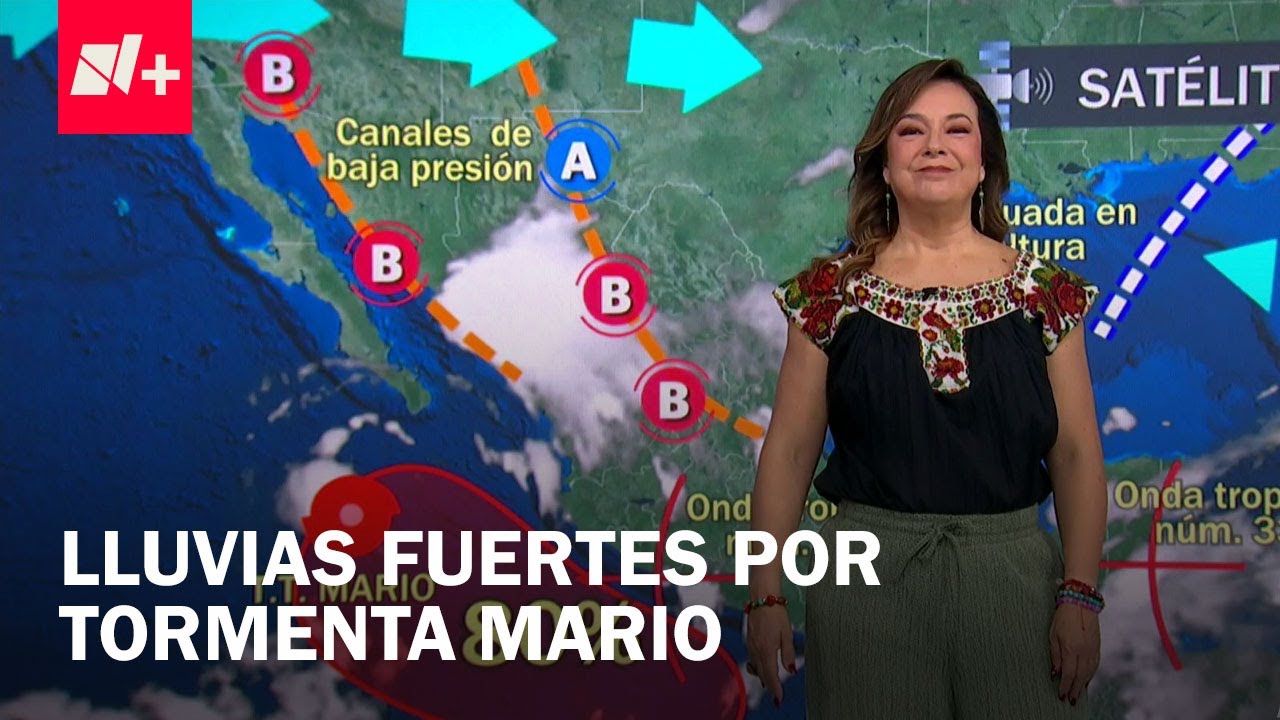 Clima hoy en México del 16 de Septiembre de 2025 con Raquel Méndez: Lluvias luertes - Las Noticias