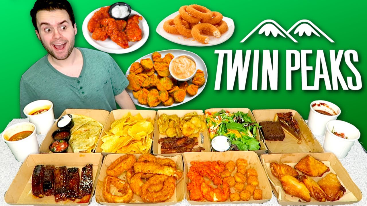 Is Twin Peaks the next HOOTERS?! Appetizers Full Menu REVIEW! + Desserts!