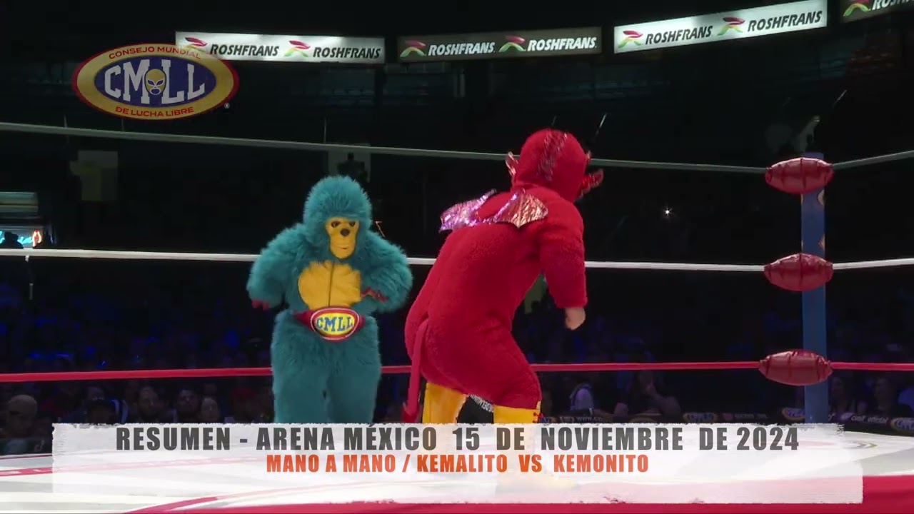 CMLL - MANO A MANO / KEMALITO VS KEMONITO / ARENA MÉXICO/15-11-24