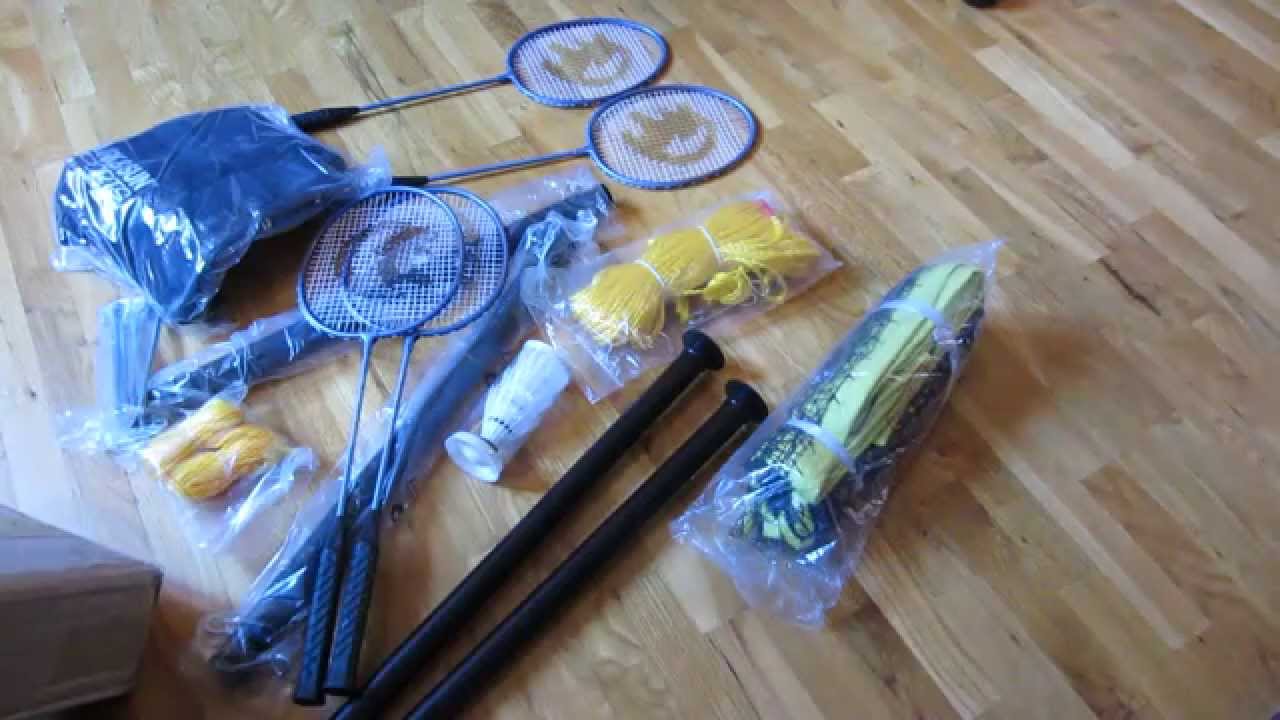 Unboxing Park & Sun Pro Badminton Set (Part 1)