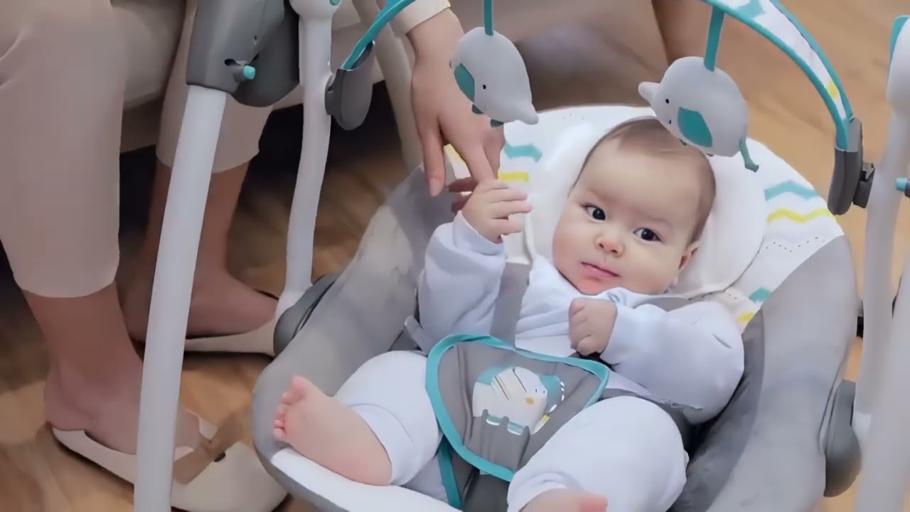 Silla Mecedora Para Bebés Con Asiento Reclinable