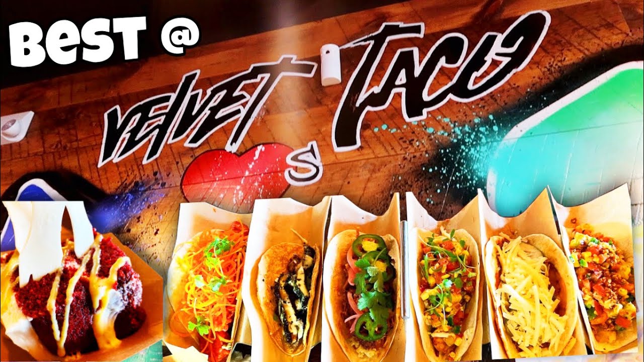 Eating Texas's Velvet Taco|Texas Eats Velvet Taco at The Rim| What to order at Velvet Taco