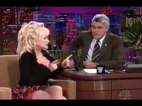 Dolly Flexing the Boobs on Leno 2003 October