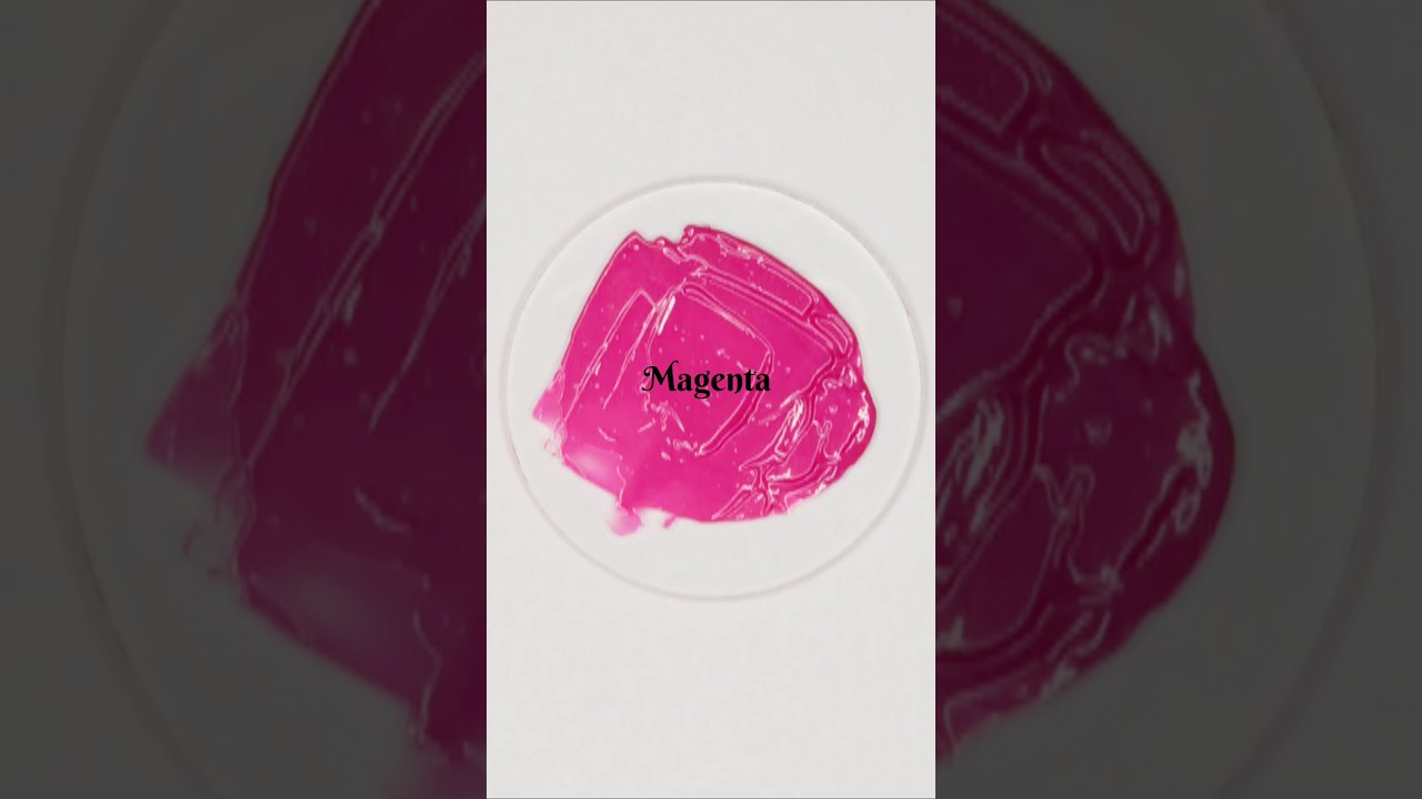 How to make Magenta Color #magenta #colormixing #paintmixing #mixedcolors #mixing #asmr #shorts