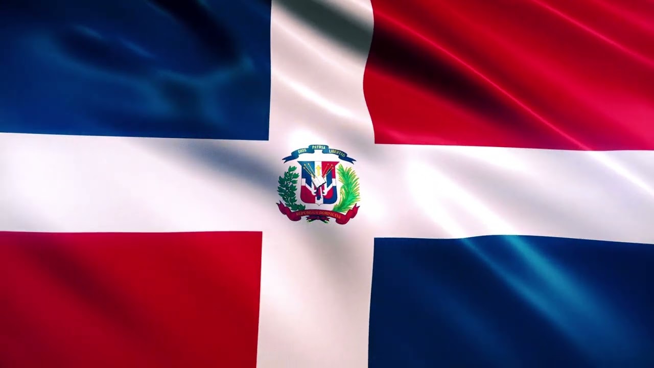 Dominican Republic Flag Waving | Dominican Flag Waving | Dominican Republic Flag Screen