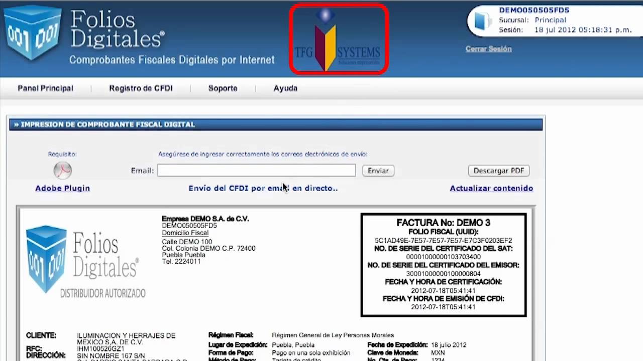 Folios Digitales en Línea