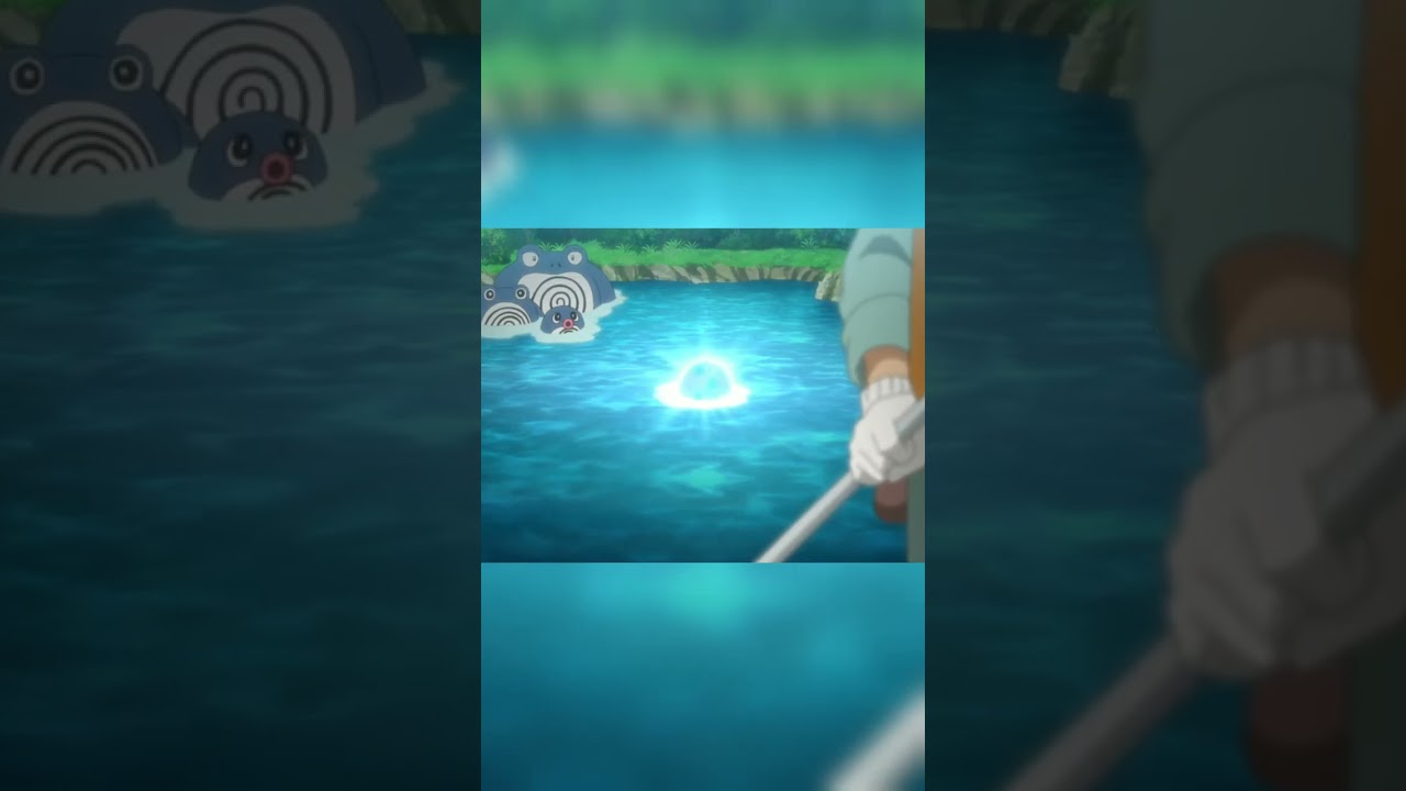 Poliwag evolves into Poliwhirl