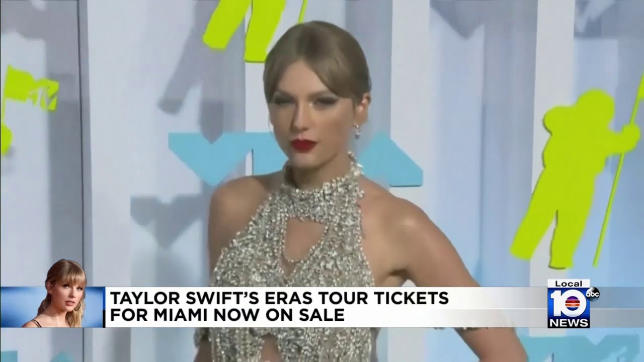 Tickets now on sale for Taylor Swift’s Miami tour stop