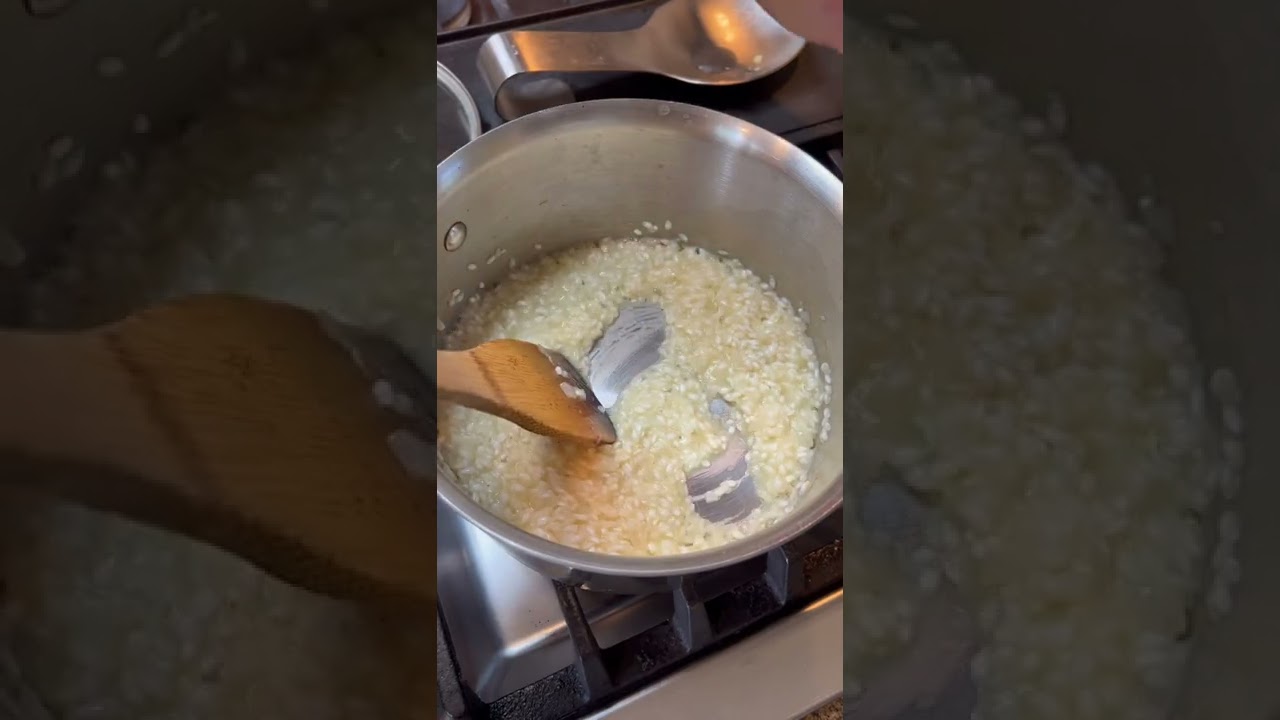 How to make risotto #risotto #parmesanrisotto #italianfood