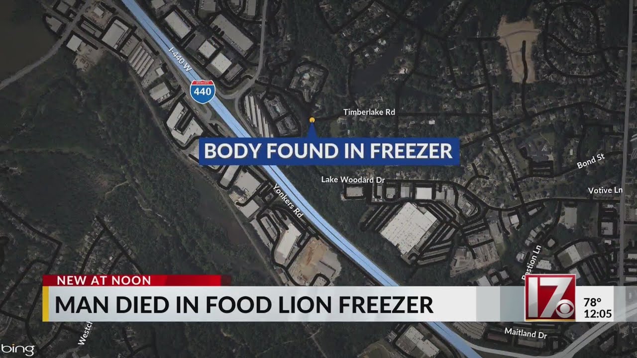 Body found in freezer at Raleigh Food Lion