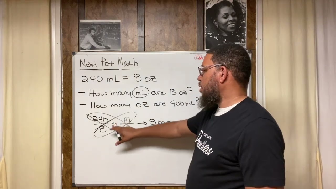 How Do You Convert mL to oz?? @AllThisMath