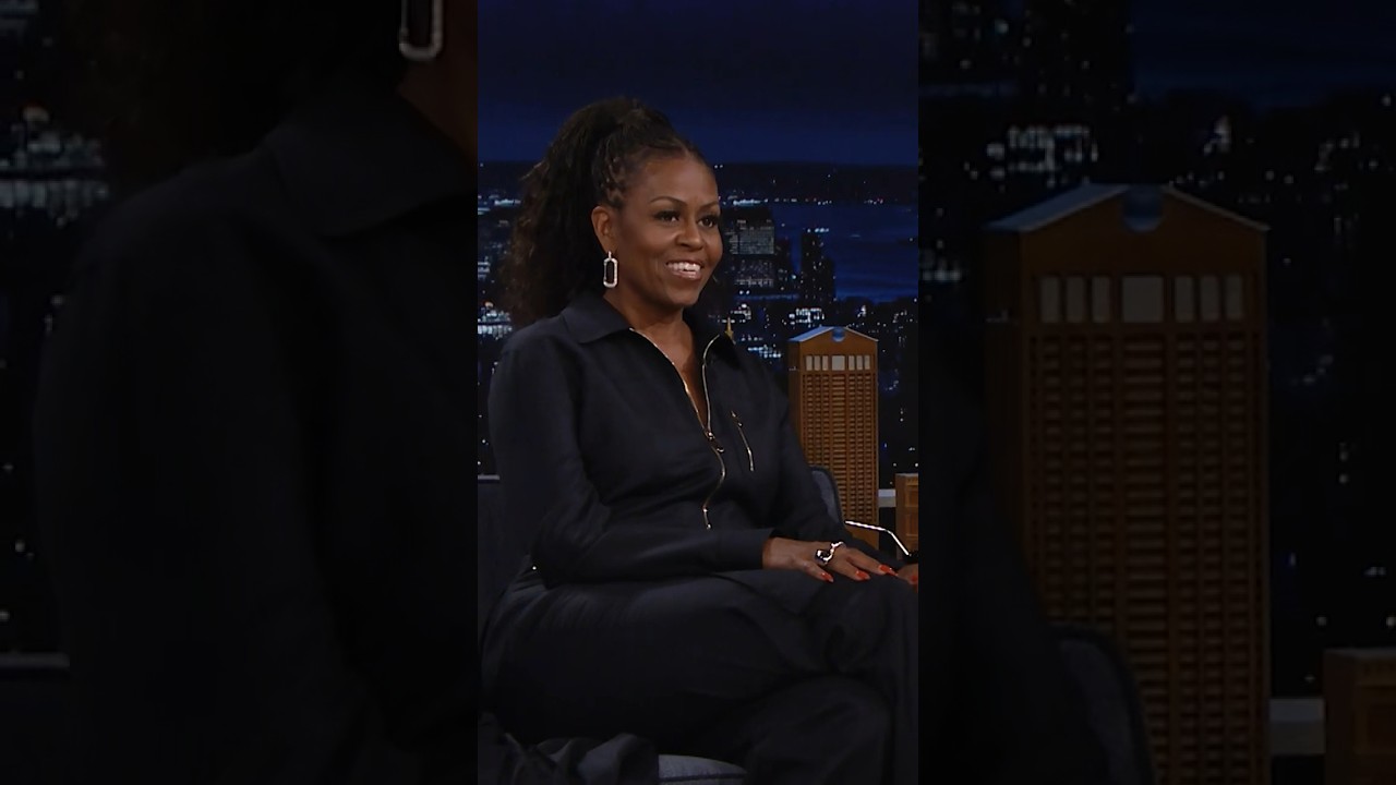 #MichelleObama wasn’t impressed with her daughters’ martini skills! 🤣🍸 #FallonTonight #JimmyFallon