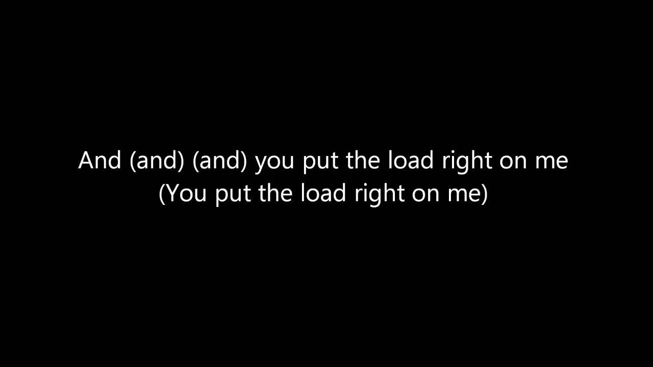 The Band The Weight lyrics video