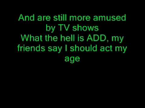 Blink 182 Whats my age again (lyrics)