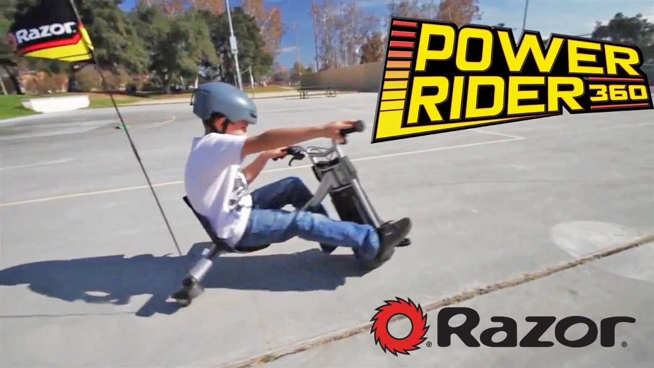 Razor Power Rider 360, Triciclo Eléctrico, Niños, Derrapar, 8+