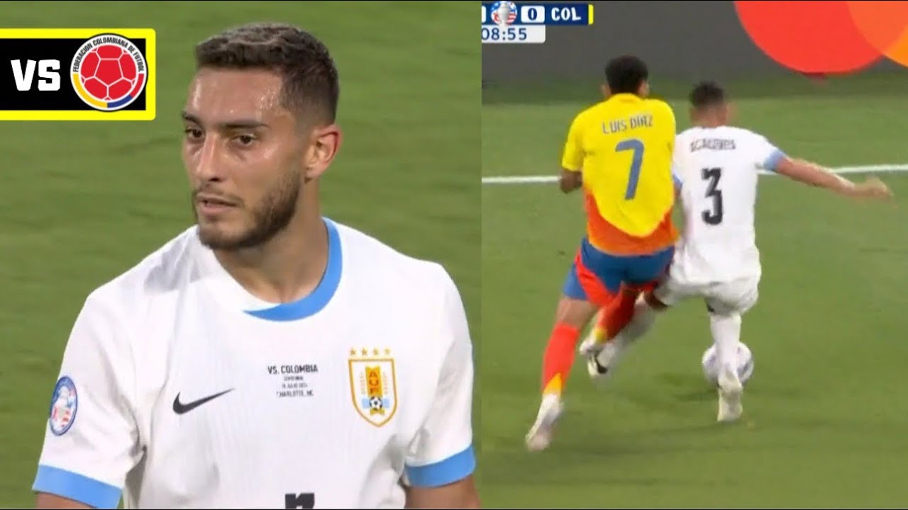Sebastian Cáceres vs Colombia | Luis Díaz NO PUDO PASARLO