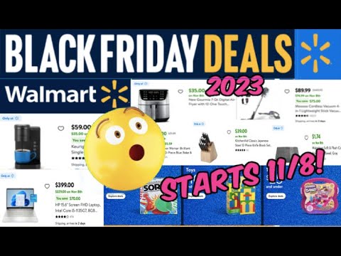 WALMART BLACK FRIDAY 2023 AD | ELECTRONICS, TOYS & MORE! 🔥 STARTS 11/8