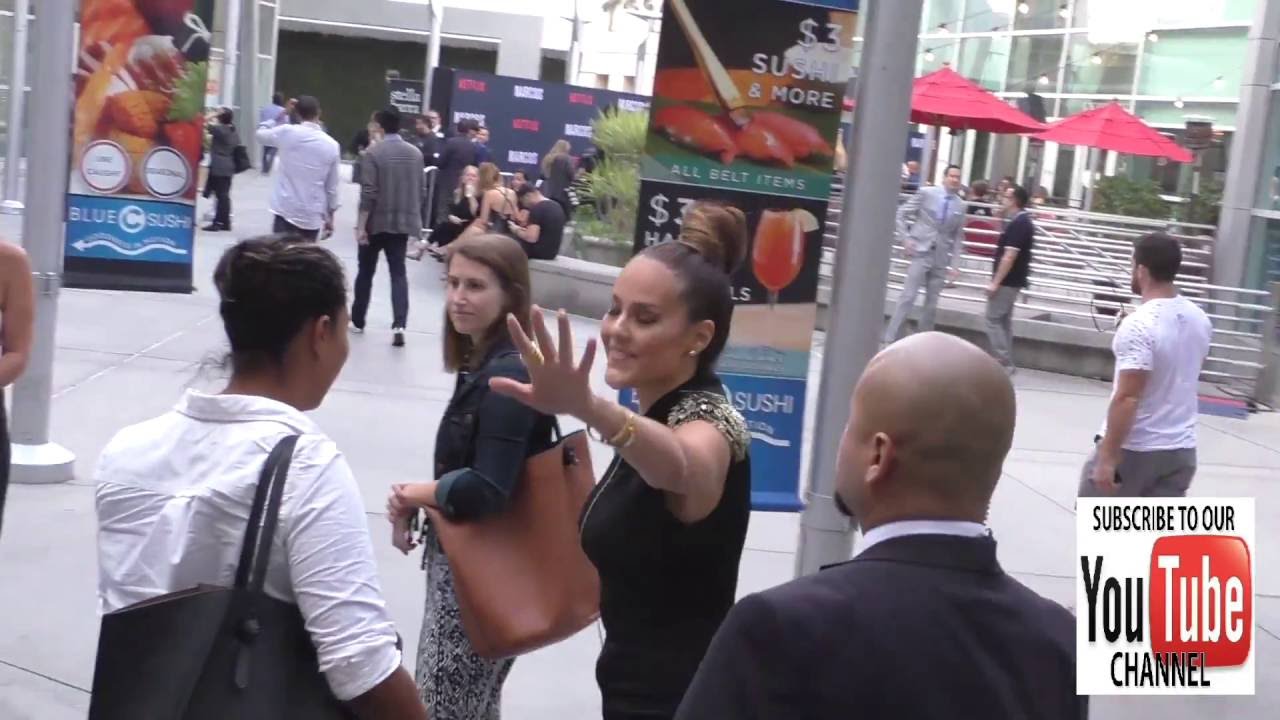 Cristina Umana outside the Narcos Season 2 Premiere at ArcLight Theatre in Hollywood