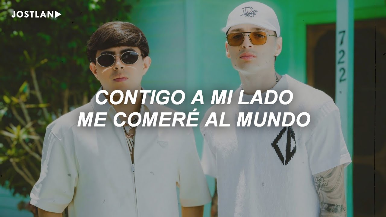 Oscar Maydón x Peso Pluma - Asquerosamente Rico (Letra) | contigo a mi lado me comere al mundo