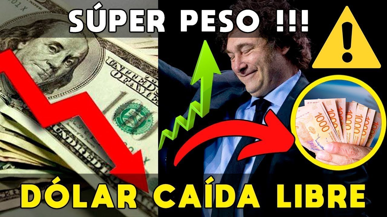 DÓLAR NO PARA DE BAJAR: SÚPER PESO ARGENTINO 🚨 MILEI TENÍA RAZÓN: DÓLARES EN CAÍDA LIBRE