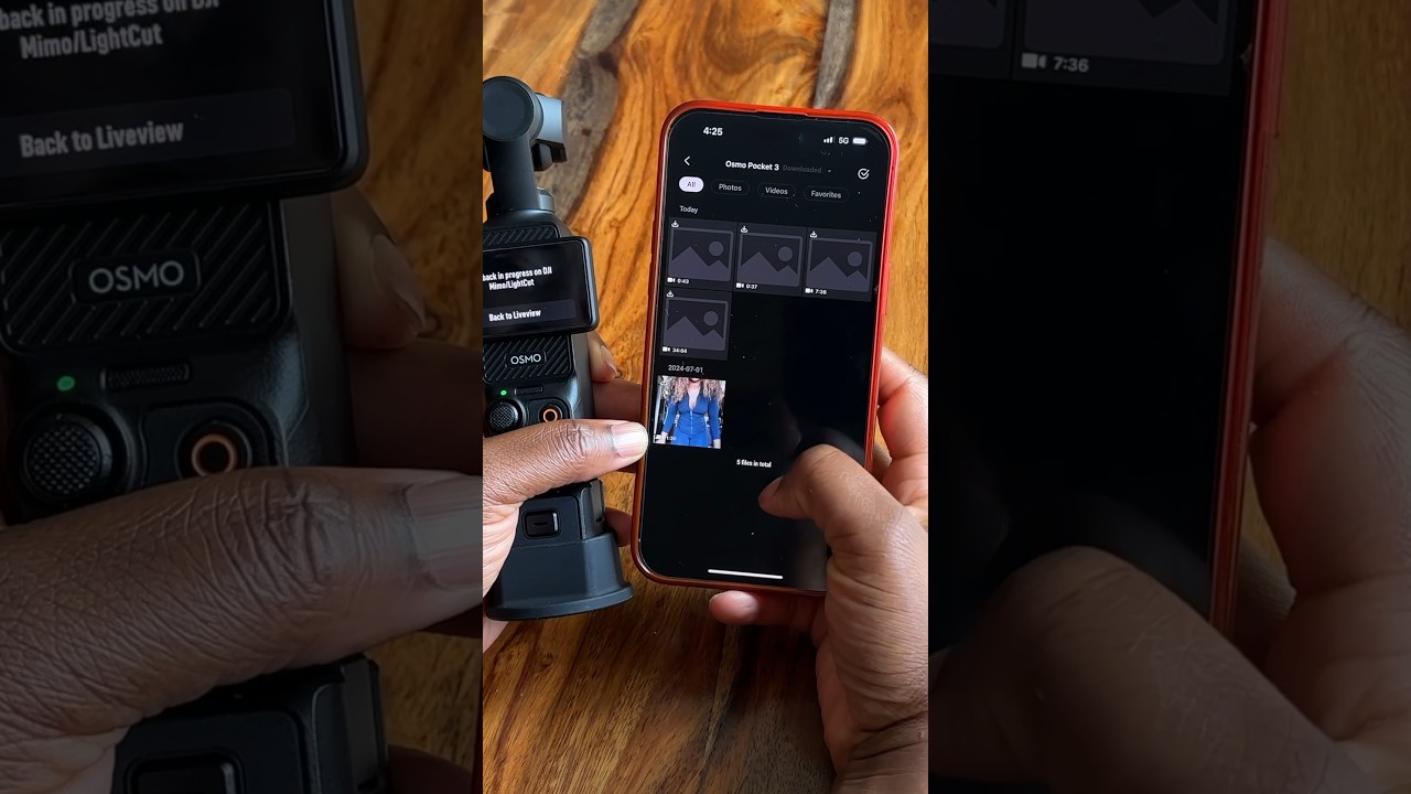 How to preview and download pocket 3 through the mimo app #djiosmopocket #dji #pocket3