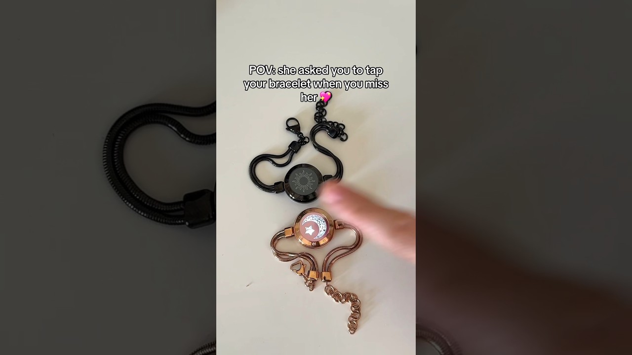 Smart couples bracelets for long distance❤️🥰 @Thecouplesbracelet