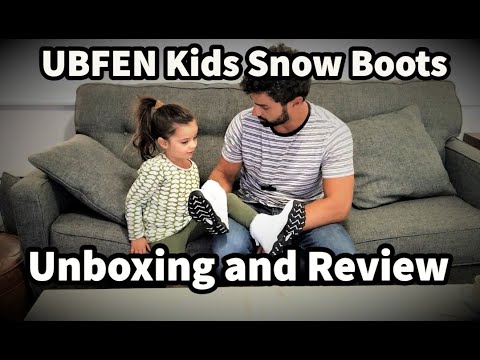 UBFEN Kids Snow Boots - Unboxing and Review