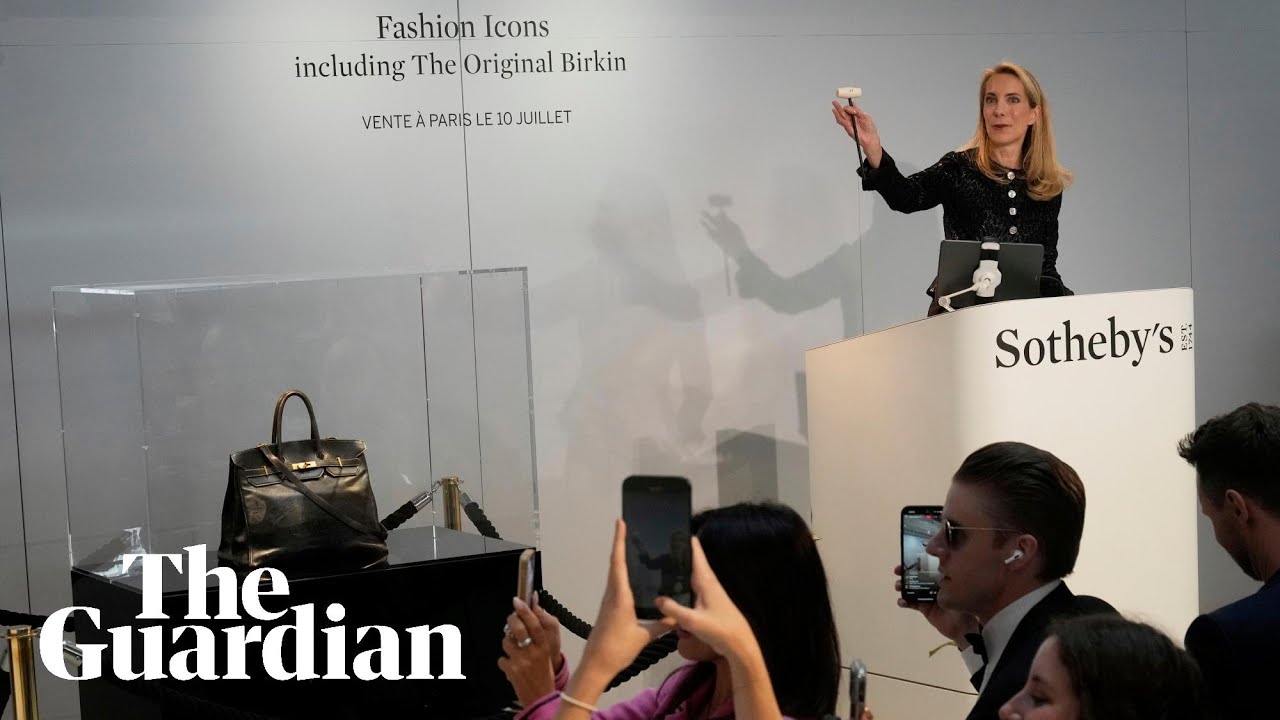 Original Birkin bag sells for record €8.6m in Paris auction