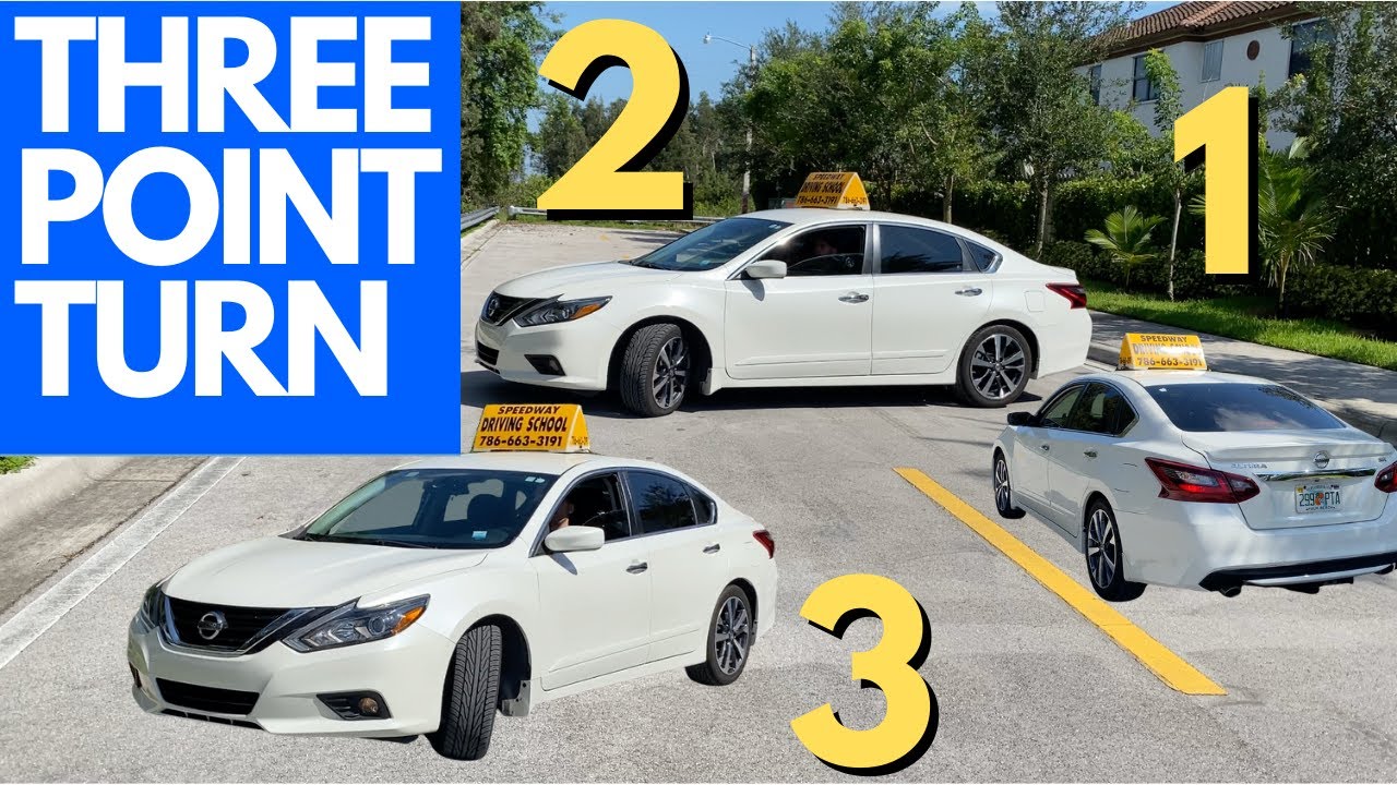 THREE POINT TURN EXPLAINED FOR BEGINNERS