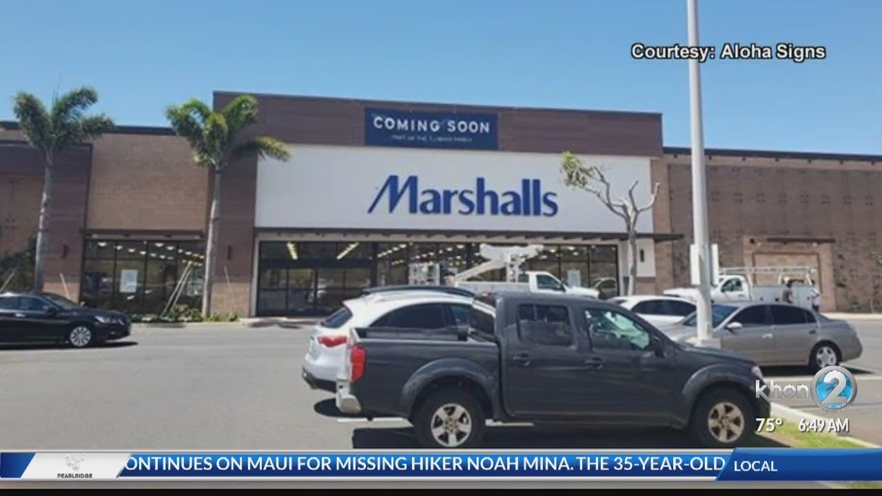 Marshalls to Open Kapolei Store on Thursday