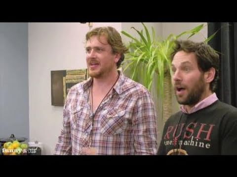 Jason Segel & Paul Rudd Meet Rush